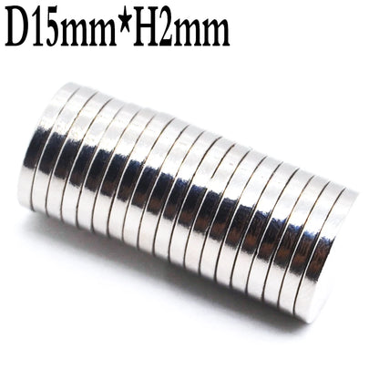 Round Magnet 2x2,4x2,5x2,6x2,8x2,10x2,12x2,15x2,20x2mm Neodymium N35 Permanent NdFeB Super Strong Powerful Magnetic imane  Disc