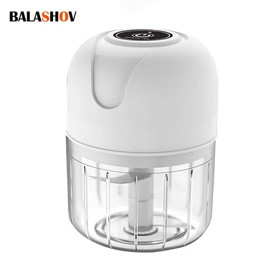 Mini Electric Garlic Chopper USB Meat Grinder Garlic Masher Machine Sturdy Durable Crushed Ginger Vegetable Crusher Kitchenware