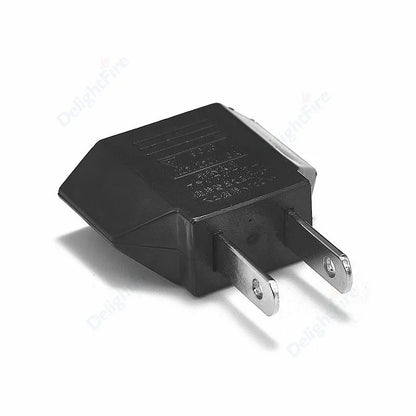 US Electrical Plug Adapter European EU To US America China CN Canada CA Travel Adapter 2Pin Plug Type A Converter Power Adaptor