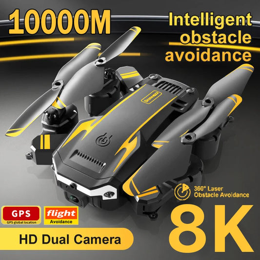 New G6Pro Drone Professional 8K GPS Dual Camera 5G Obstacle Avoidance Optical Flow Positioning Brushless Upgraded RC 10000M