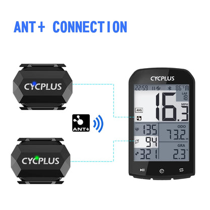 CYCPLUS Cadence Speed Dual Sensor Cycling Bicycle Accessories ANT+ BLE 5.0 Speedometer for XOSS Strava Bike Computer