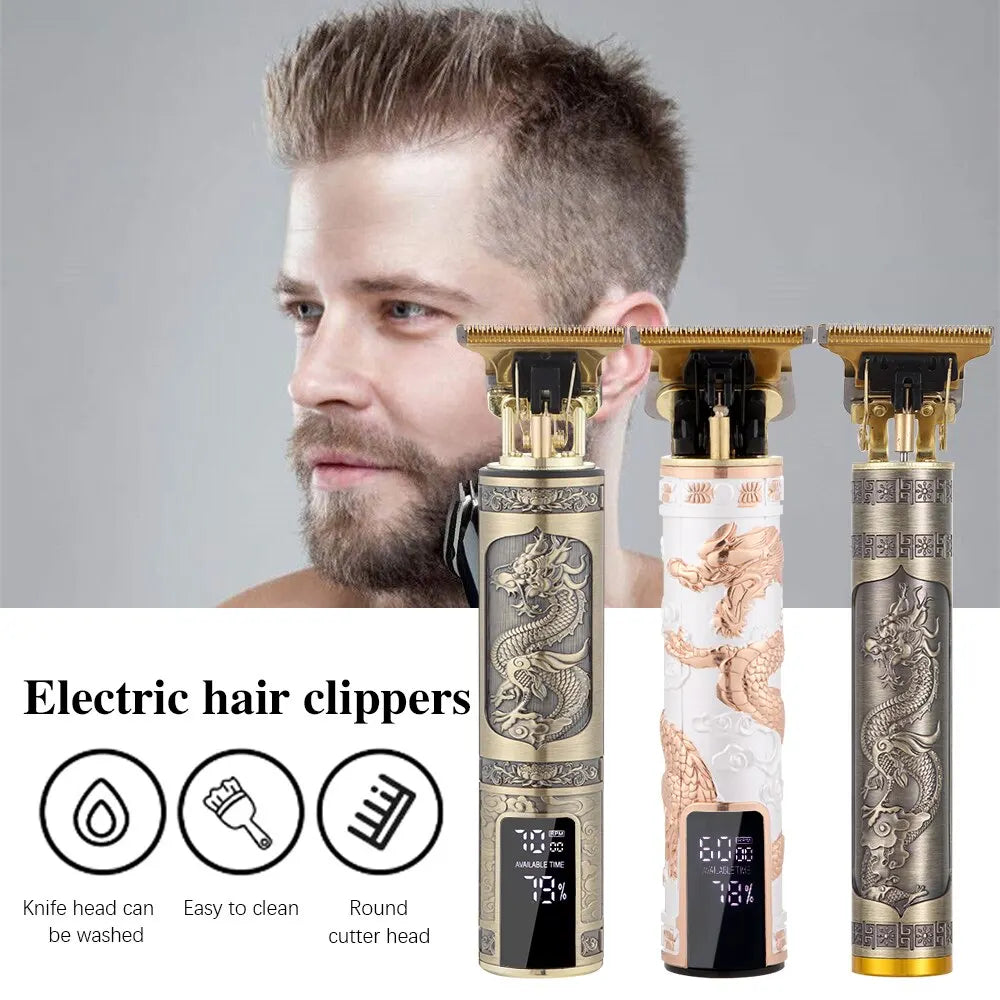 Hair Clipper Three Speed Regulation Smooth Head Electric Push Oil Head Electric Push Hair Salon Shaver Hair Clipper