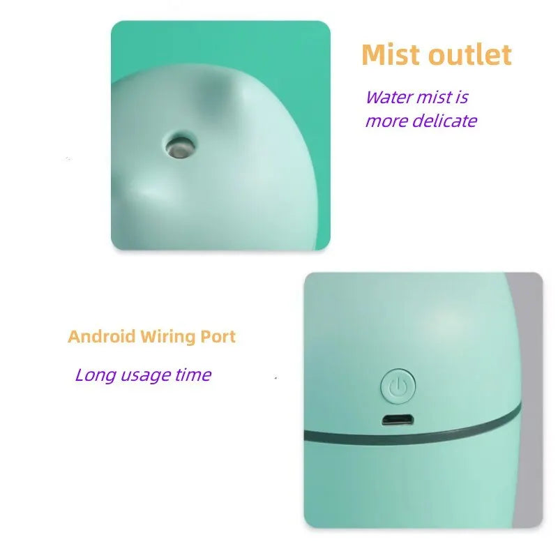 New USB Humidifier Household Office Portable Students Dormitory Bedroom Small Cute Mini Large Spray Car Mounted