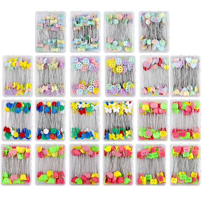 New Dressmaking Pins Embroidery Patchwork Tools Fixed Pin Button Pin Patchwork Pin For Sewing Positioning And DIY 50pcs/100pcs