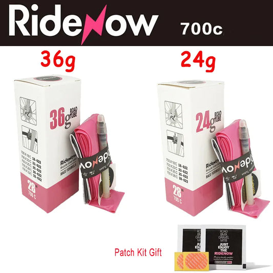 RideNow Ultralight Bike Inner Tube 700c Road Bicycle TPU Inner Tube 45mm 65mm 85mm French Valve Bike inner Tubes