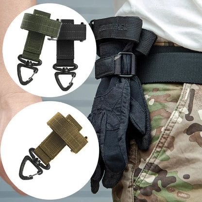 Multi-purpose Nylon Gloves Hook Work Gloves Safety Clip Outdoor Tactical Climbing Rope Camping Hanging Buck Outdoor Camping