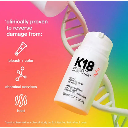 K18 Original Leave-In Repair Hair Mask Treatment To Repair Dry or Damaged Hair 4 Minutes To Reverse Hair Damag Conditioner