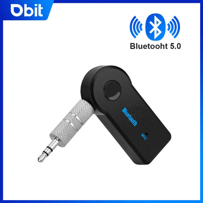 AUX Car Bluetooth Receiver,3.5mm Socket  5.0 Wireless Bluetooth Adapter,Audio Converter Mobile Phone Hands-Free Stereo