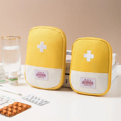 Portable Medicine Bag Cute First Aid Kit Medical Emergency Kits Organizer Outdoor Household Medicine Pill Storage Bag Travel