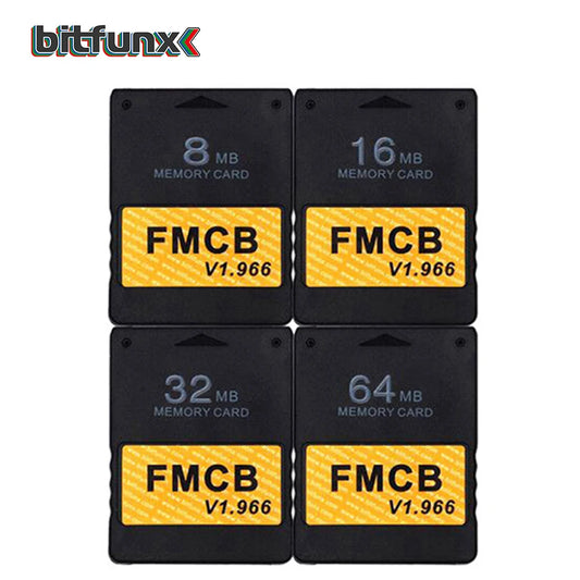 Bitfunx Free McBoot v1.966 8MB/16MB/32MB/64MB Memory Card for PS2 FMCB Version 1.966